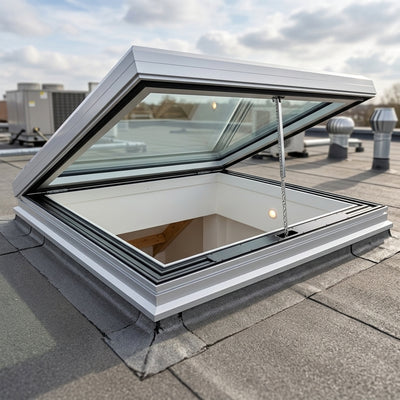 Electrically Operated Flat Skylight 1000x1000mm