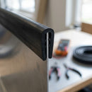 U-Profile Rubber Edge Protector 3x8.4mm for 2-4mm Panels - 50m EPDM (view 2)