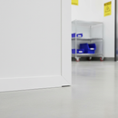 Light Gray Premium PVC Angle 30 x 30 x 1.1mm x 1m with Self-Adhesive Strips