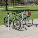 Slate Gray Heavy Duty Cycle Stand for Enhanced Security and Convenience