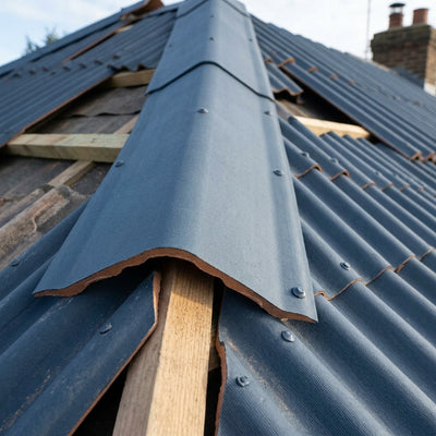 Close Fitting Ridge Slate Blue 150mm