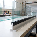 Square Rubber Edge Protector 14x13mm for 6mm Panels - 1m EPDM