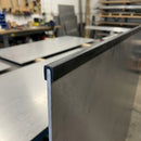 Square Rubber Edge Protector 14x13mm for 6mm Panels - 5m EPDM