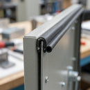 Side-Lip Door Seal Edge Trim 10x11.5mm for 1-3mm Panels - 5m EPDM