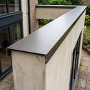 Aluminium Coping Length 3m - Secret Fix Powder Coated — RAL 7022 (in use)