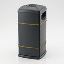 115 Litre Square Litter Bin Heritage Style Polyethylene (view 2)