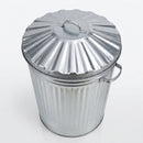 90 Litre Galvanised Steel Trash Can with Handles (view 2)