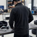 Black Low-Shedding Half Zip Fleece Pullover