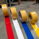 25m x 50mm PVC adhesive floor marking tape