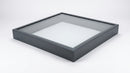 Flat Glass Rectangular Rooflight 1000x1000mm with Kerb (view 2)