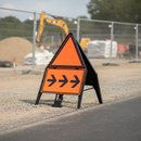 Rosy Brown Premium 750mm Triangle Supplementary Plate for Q-Sign Frame