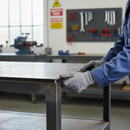 Light Gray Premium PVC Angle 20 x 20 x 1mm with Self-Adhesive Strips