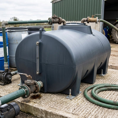 4000L Horizontal Polyethylene Sump Tank, UV Stabilised