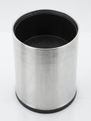 Steel open-top concealed liner waste bin 10 litre 225mm (view 2)