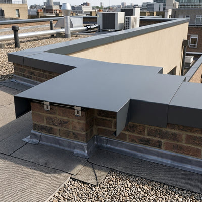 Aluminium Coping T-Junction – Secret Fix Wall Detail