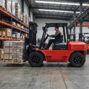 7 tonne capacity lithium electric forklift, pneumatic tyres