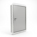 2hr Fire Rated Metal Single Riser Door - Beaded Frame (view 2)