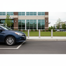 Dim Gray Premium Fixed Plain Round Stainless Steel Bollard - 1000mm Above Ground