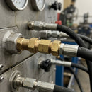 1/4" BSP Male to Female Brass Swivel, 250 Bar, 40 Lpm