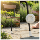 Premium 22mm Round Rubber Furniture Feet Tip Caps - Durable Floor Protectors for Tables, Chairs, and Benches, Pack of 4