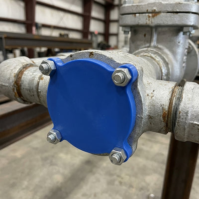 3/4" Class 150 Flange Stud Hole Insert - Blue LDPE