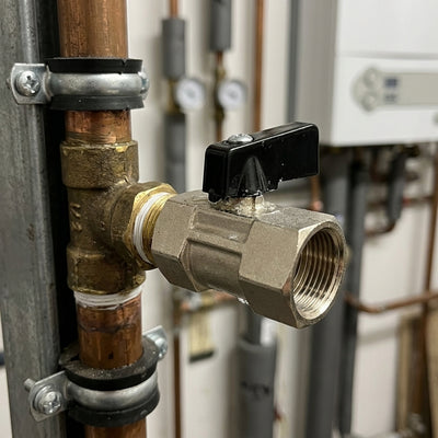 1/2" BSP Female Plated Brass Mini Ball Valve 41mm