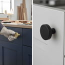Premium 10 Pack Smooth Round Cabinet Knobs 32mm - Durable and Elegant for Home Renovations and Furniture Upgrades