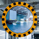 600mm Diameter P.A.S Yellow and Black Framed Convex Mirror