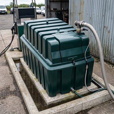 2440 Litre Fire Protected Bunded Oil Storage Tank
