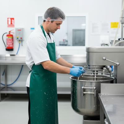 Premium Apron 48" x 36" 10 Pack - Green for Industrial Use