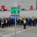 Dark Gray Premium Fire Safety Signs - Fire Assembly Point E