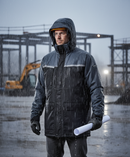 Dark Slate Gray High-Performance PVC Coated Parka Jackets for Outdoor Use