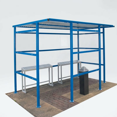2180 × 2450mm Smoking Shelter, 7-person capacity