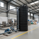 Dark Gray Premium Tall Heavy Duty 25,000 Litre Molasses Tank