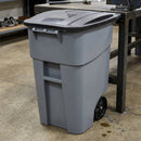 Grey Wheeled Waste Bin – 190 Litre Capacity with Heavy-Duty Casters