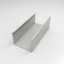 Aluminium Box Gutter Sample — 150mm Profile — RAL 7035