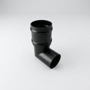 76mm Diameter Traditional Aluminium Downpipe Bends 92.5° & 112.5° — RAL 9005 / 92.5 Degrees