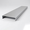 Aluminium Coping Length 3m - Secret Fix Powder Coated — RAL 9006