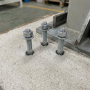 Set of 3 M10 x 85 mm Throughbolts for Ground Fixing