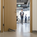 Premium Heavy Duty Non-Slip Door Stopper Wedge for Secure Door Holding on Various Surfaces