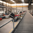 Slate Gray Premium Galvanised Coaxis Rail System with Red Rubberised Arms