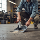 Dim Gray Premium Dustpan and Brush Set for Effective Cleaning
