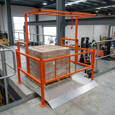 Pallet Safety Gate 1200mm with Edge Protection
