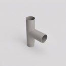 76mm Diameter Flush Joint Downpipe Branches — RAL 7036 / 92.5 Degrees
