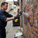 Dim Gray Premium Graffiti Remover Aerosol 500ml - Fast Acting & Surface Safe