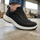Men's Occupational Trainer with Slip-Resistant Sole - Black