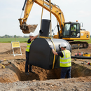 Light Gray Premium D-Shape Underground 950 Litre Water Tank for Reliable Storage