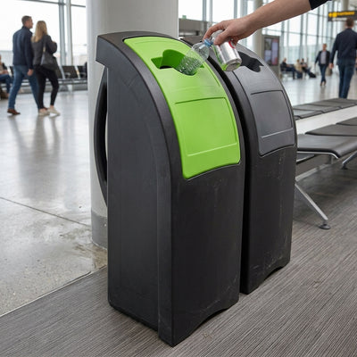 Recycling Bin 52–78L MDPE Lightweight Indoor Waste Separator