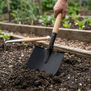 Round Mouth Shovel with Wooden Shank