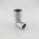 76mm Diameter Traditional Aluminium Downpipe Bends 92.5° & 112.5° — RAL 7035 / 92.5 Degrees